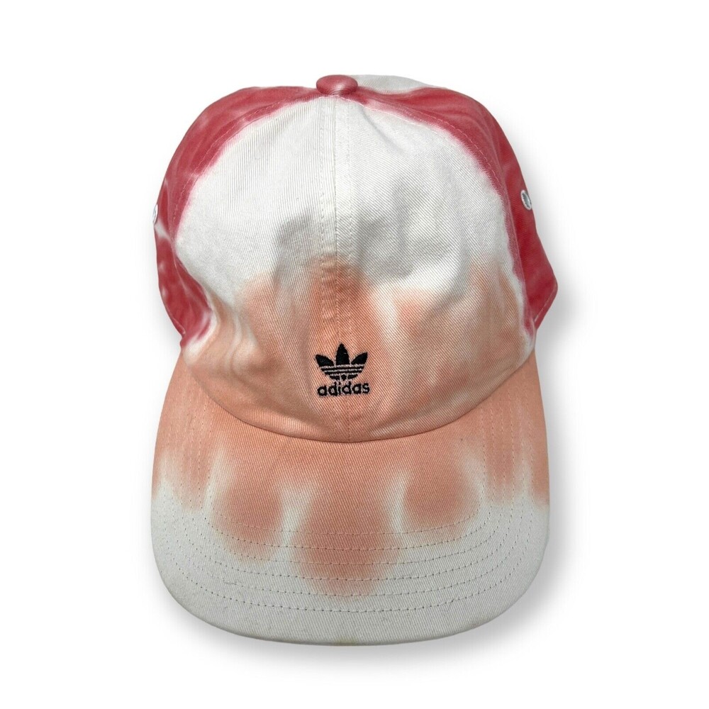 Adidas Tie Dye Hat Strap Back Twill Baseball Cap Embroidered Logo
